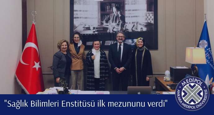 Sağlık Bilimleri Enstitüsü ilk mezununu verdi