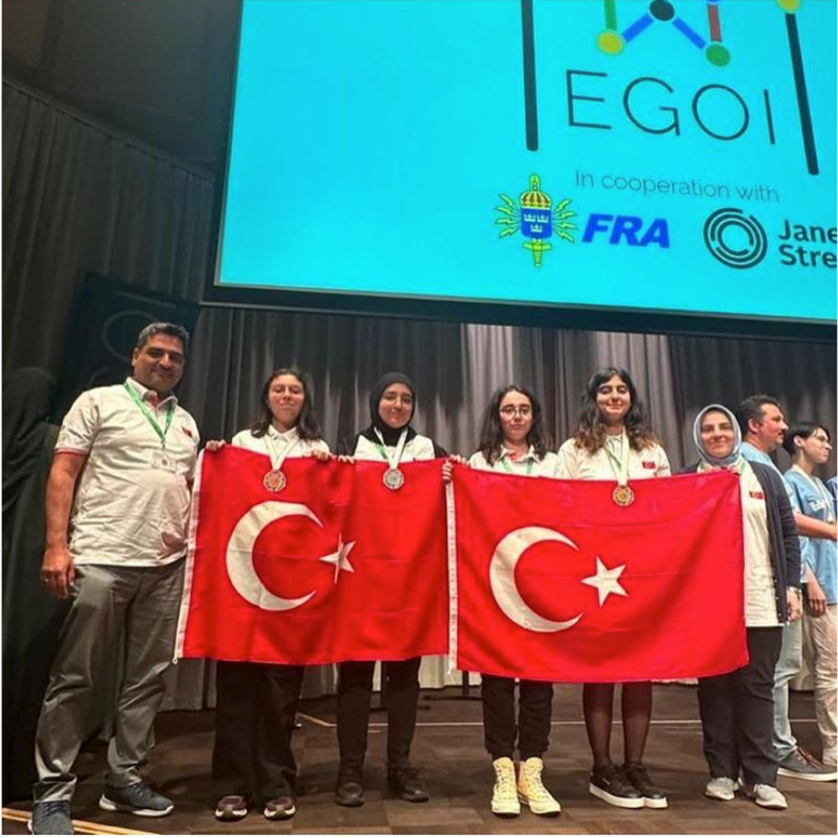 Bilgisayar Mühendisliği Bölümü Öğretim Üyemizin de Liderliğini Yaptığı Lise Ekibi Avrupa Kızlar Bilgisayar Olimpiyatı'ndan Ödülle Döndü